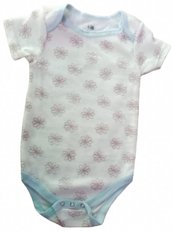 Baby Bodysuit Ribbed Romper 5-pcs Soft Unisex Boy Girl Outfit Clothes - Image 2