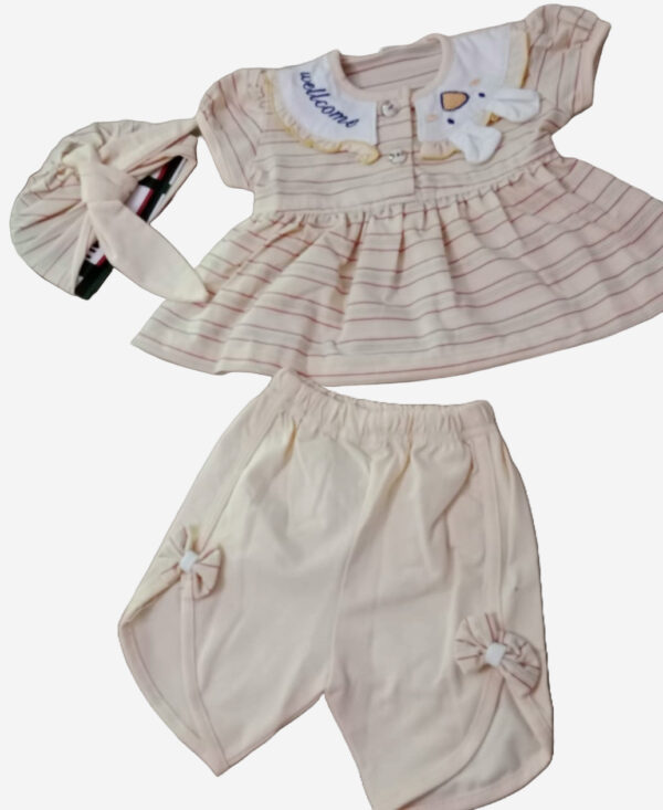 Newborn Baby Girl Frock – Soft Cotton Comfort - Image 4